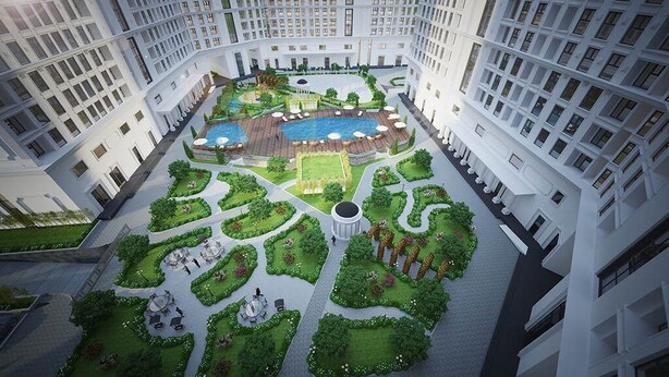 Property grounds - Western Hanoi Apartment - The Emerald (Hanoi)