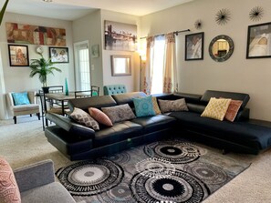 Living area - Next Time & Guest is located in the heart of Accra, Cantonment - Ghana (Accra Cantonments)