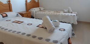 2 habitaciones, internet y ropa de cama
