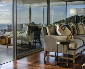 Penthouse Luxe, 3 chambres | Coin séjour