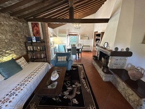 Interior - Beautiful, 200 year old natural stone house with pool, 20 minutes to the sea (Ravi)
