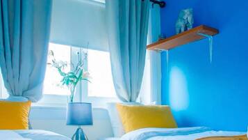 3 makuuhuonetta, silitysrauta/-lauta, vauvan matkasänky, ilmainen Wi-Fi