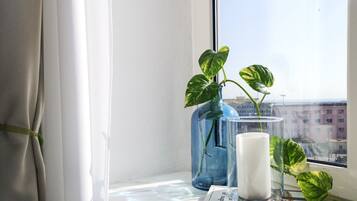 Classic-Doppelzimmer (4th floor, stair access only) | Ausblick vom Zimmer