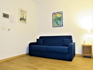 Habitación Deluxe, 1 habitación (2) | Zona de estar | Una televisión de pantalla plana