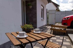 Terrace/patio - Gästehaus zum Rothaarsteig (Netphen)
