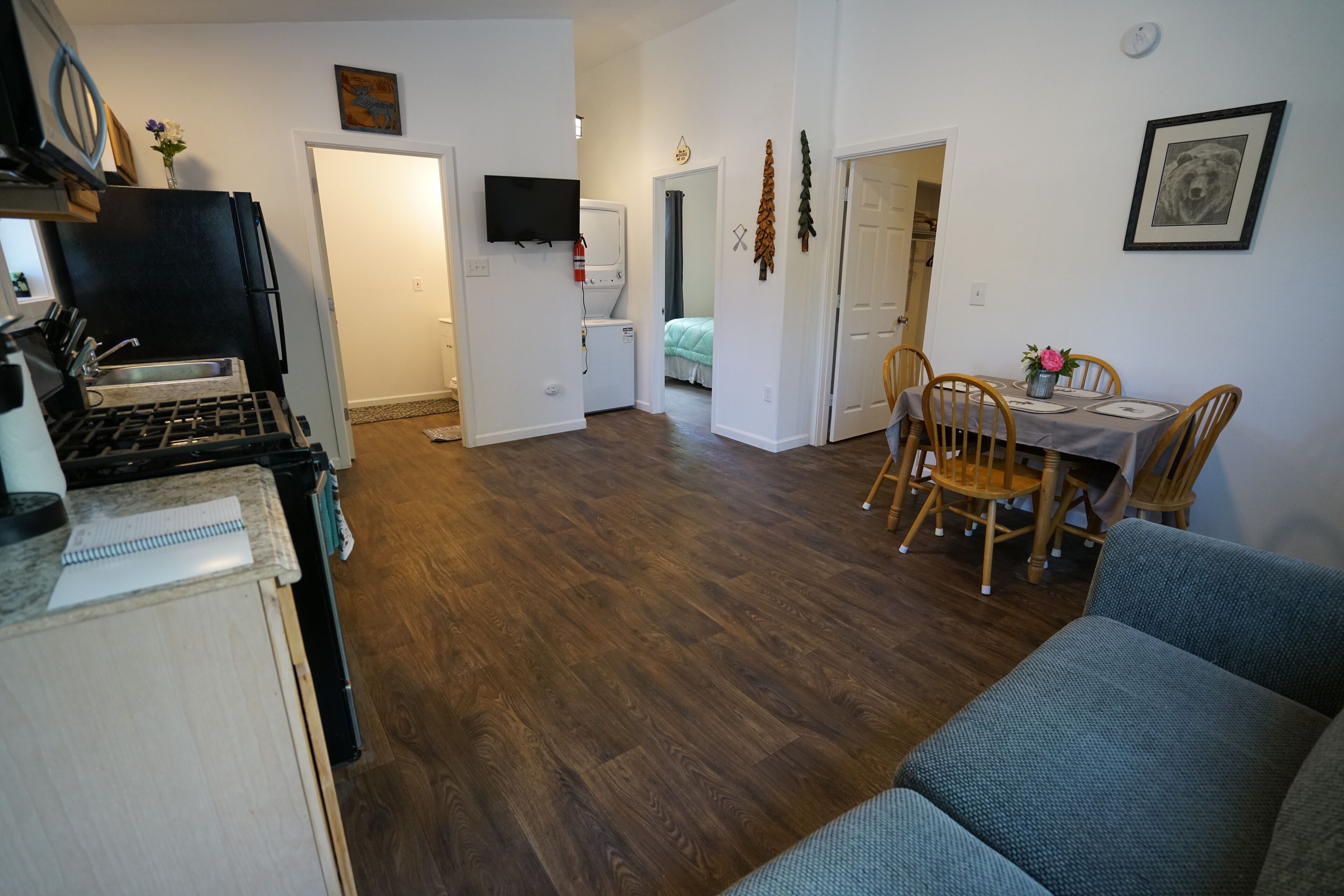 Deluxe Cabin, 2 Bedrooms | Premium bedding, in-room safe, individually decorated
