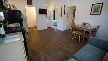Deluxe Cabin, 2 Bedrooms | Premium bedding, in-room safe, individually decorated