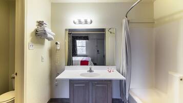 Free toiletries, towels