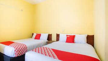 Free WiFi, bed sheets