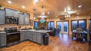 Interior - Smoky Mountain Views! Game Room, Theater, Hot Tub – Sleeps 10 (Gatlinburg)
