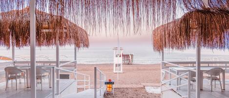 Private beach