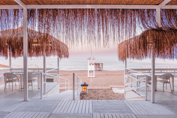 Private beach