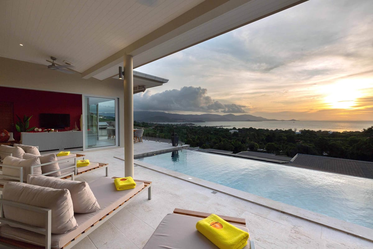 Premium Villa, 5 Bedrooms, Private Pool, Sea View | View from room