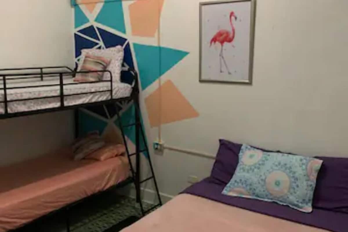 Exclusive-Vierbettzimmer, Mehrere Betten | 1 Schlafzimmer, individuell dekoriert, individuell eingerichtet