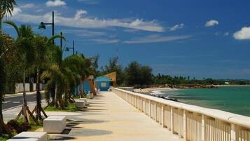 Beach nearby, beach shuttle, sun-loungers, beach umbrellas