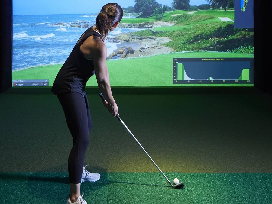 Innendørs golfbane