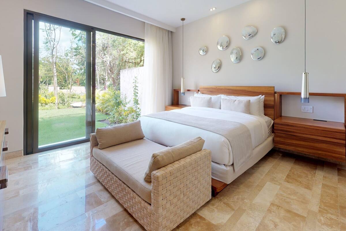 วิลล่า, 3 ห้องนอน (Garden) | เครื่องนอนระดับพรีเมียม, มินิบาร์ฟรีบางอย่าง, ตู้นิรภัยในห้องพัก