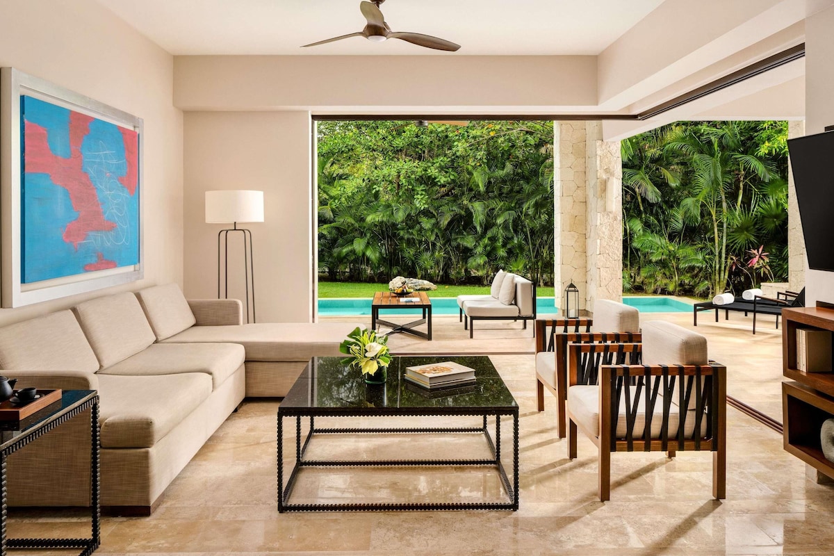 Villa, 3 habitaciones (Garden) | Ropa de cama de alta calidad y artículos del minibar gratis 
