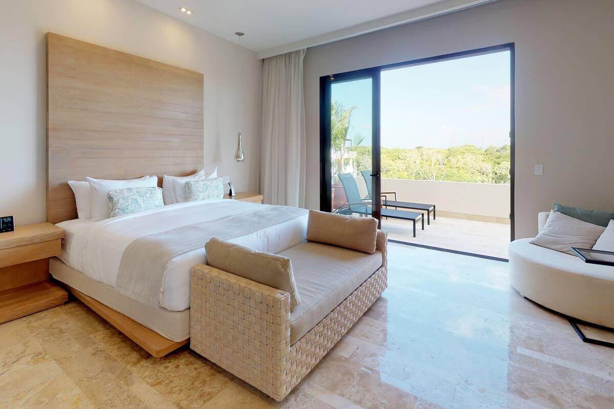 วิลล่า, 4 ห้องนอน (Penthouse) | เครื่องนอนระดับพรีเมียม, มินิบาร์ฟรีบางอย่าง, ตู้นิรภัยในห้องพัก