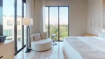 Villa, 3 Bedrooms (Penthouse) | Premium bedding, minibar (some free items), in-room safe, desk