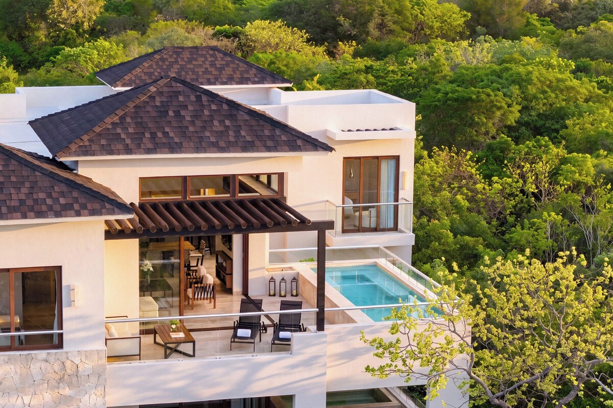 Villa, 3 Schlafzimmer (Penthouse) | Ausblick vom Zimmer