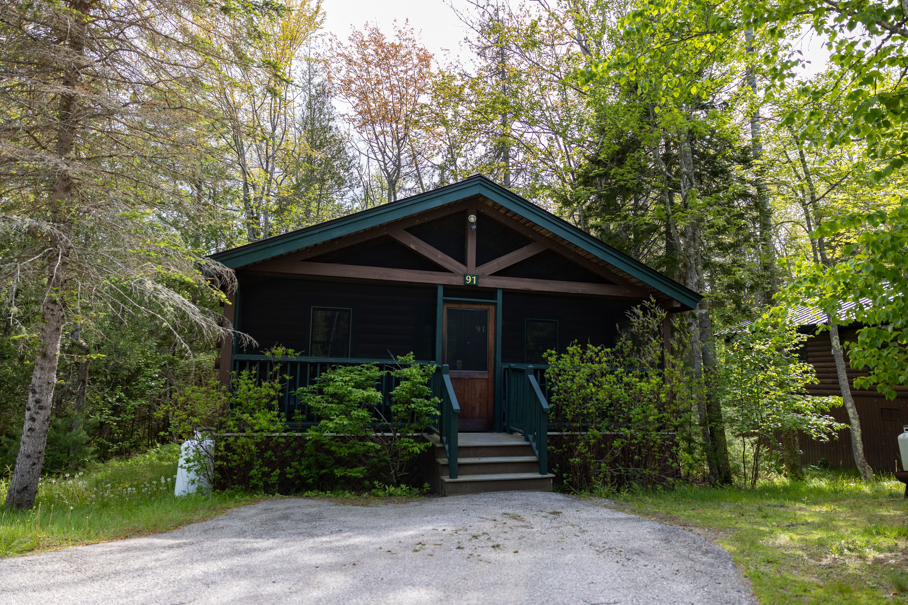 Private cabin on the Maine coast