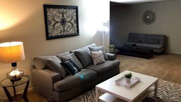 Smart TV, fireplace, offices