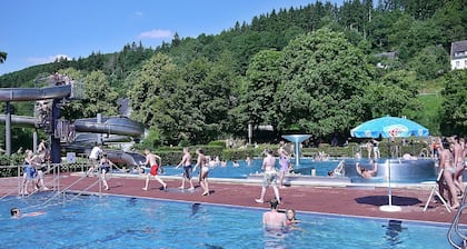 Eifel National Park, modern villa, view, center, private