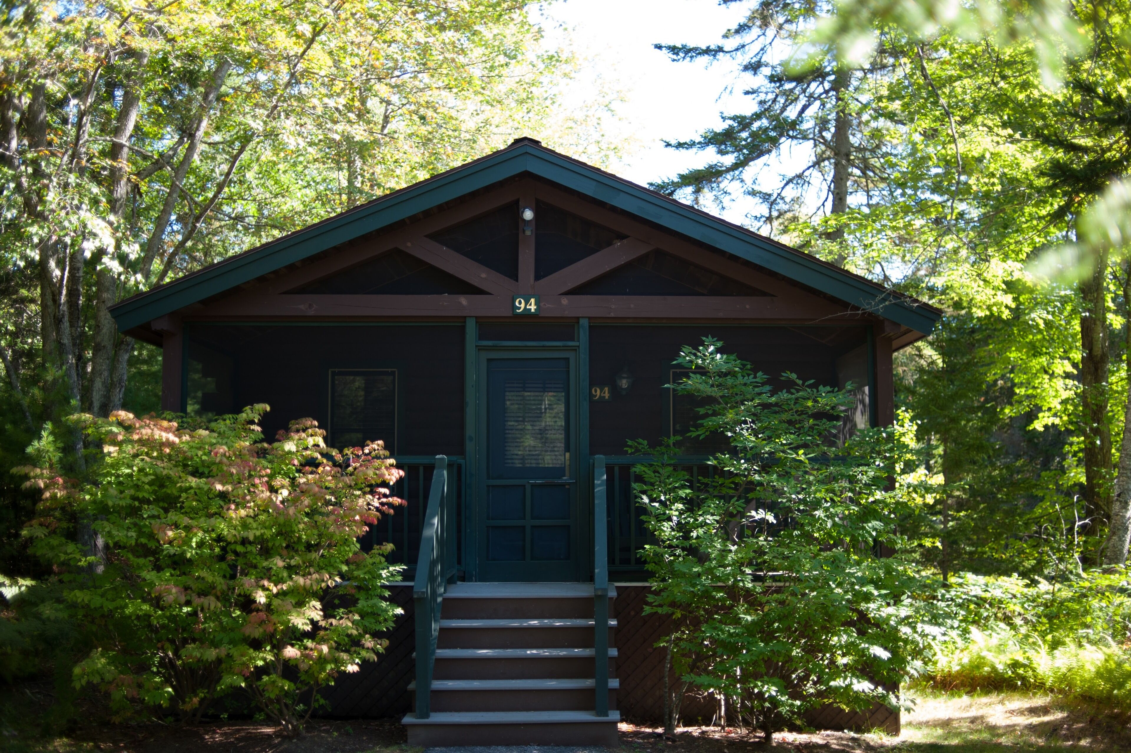 Private cabin on the Maine coast