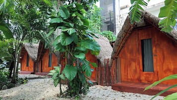 Economy Cabin | Individually decorated, bed sheets