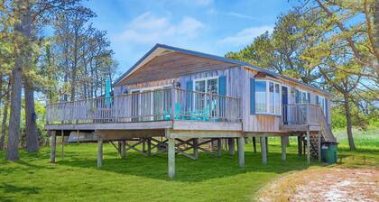 Southern Dream | Oyster Bay Water View Home, Screened Porch, Large Deck + Outdoor Shower