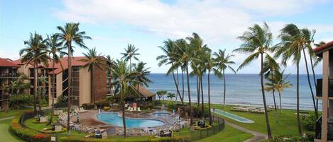Piscine extérieure, piscine chauffée
