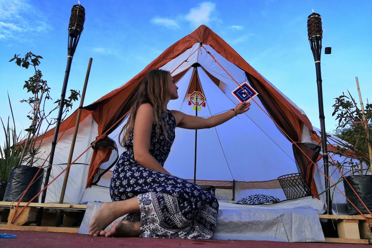 Romantic Tent, 1 Double Bed | 1 bedroom, free WiFi, bed sheets