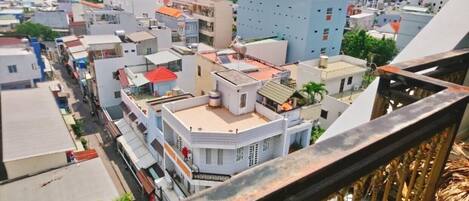 Deluxe tweepersoonskamer, voor 1 persoon | Balkon