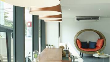 Sala de estar en el lobby