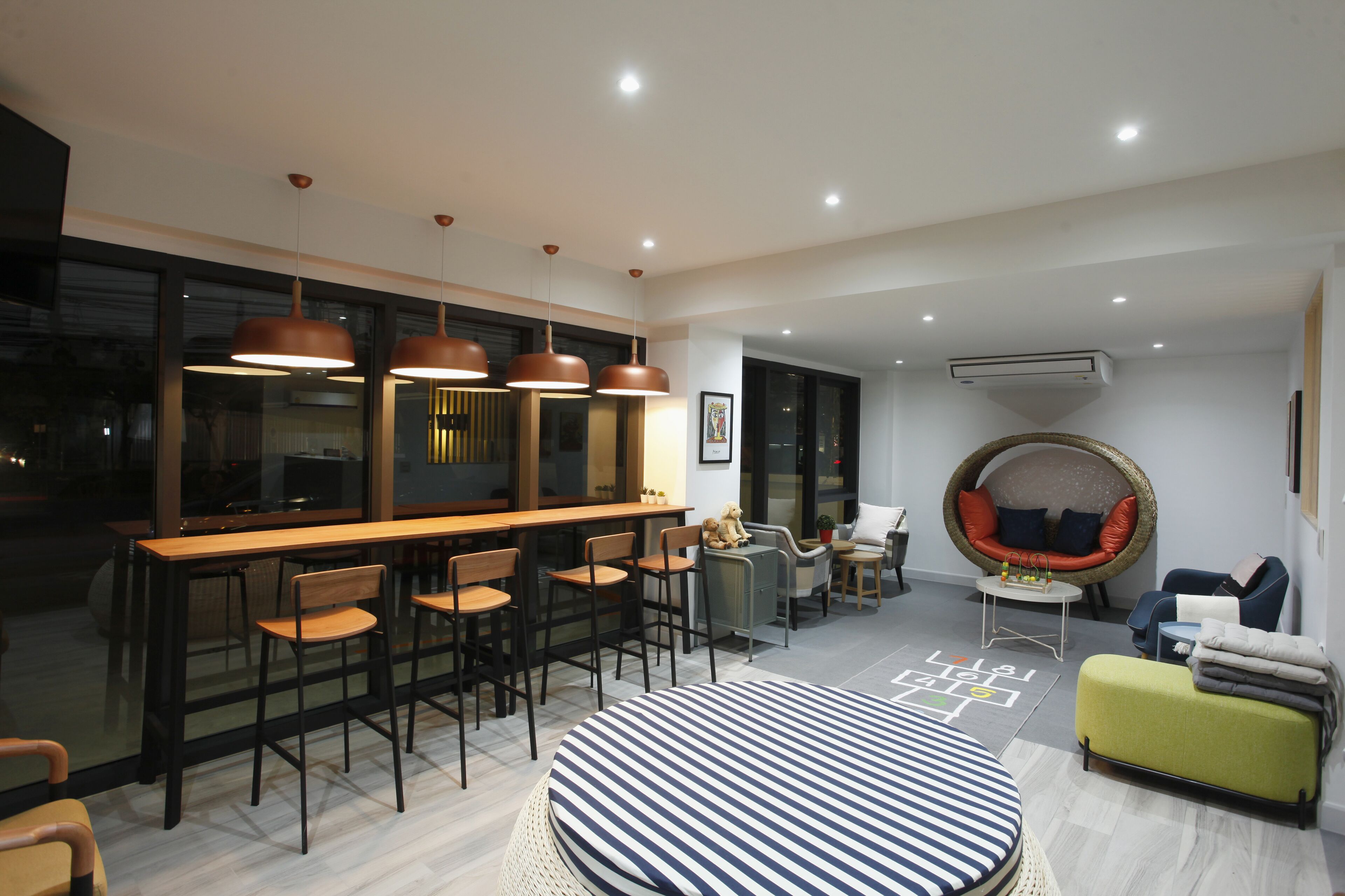 front of property – evening/night