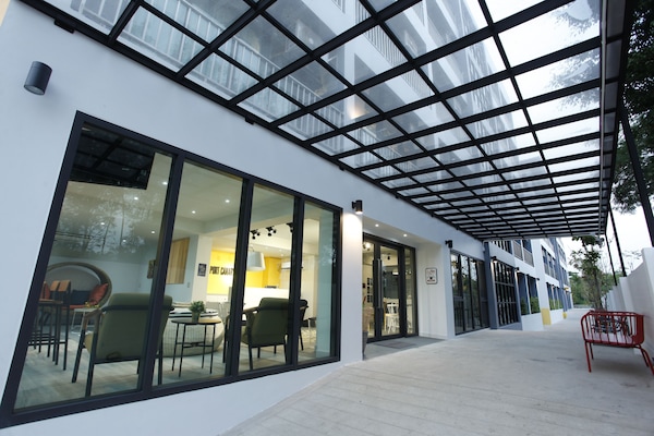 Front of property – evening/night