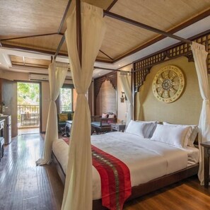 디럭스 더블룸, 금연 | 암막 커튼, 무료 WiFi, 침대 시트