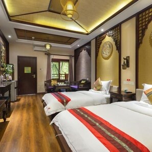 尊享豪華標準間 | 1 間臥室、遮光布/窗簾、免費無線上網、床單