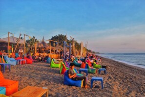 Vue sur la plage/l’océan