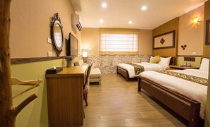 Decoración personalizada, muebles diferentes y escritorio 