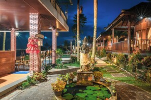 Front of property - evening/night