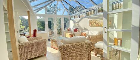 Cottage | Living area | LCD TV, fireplace