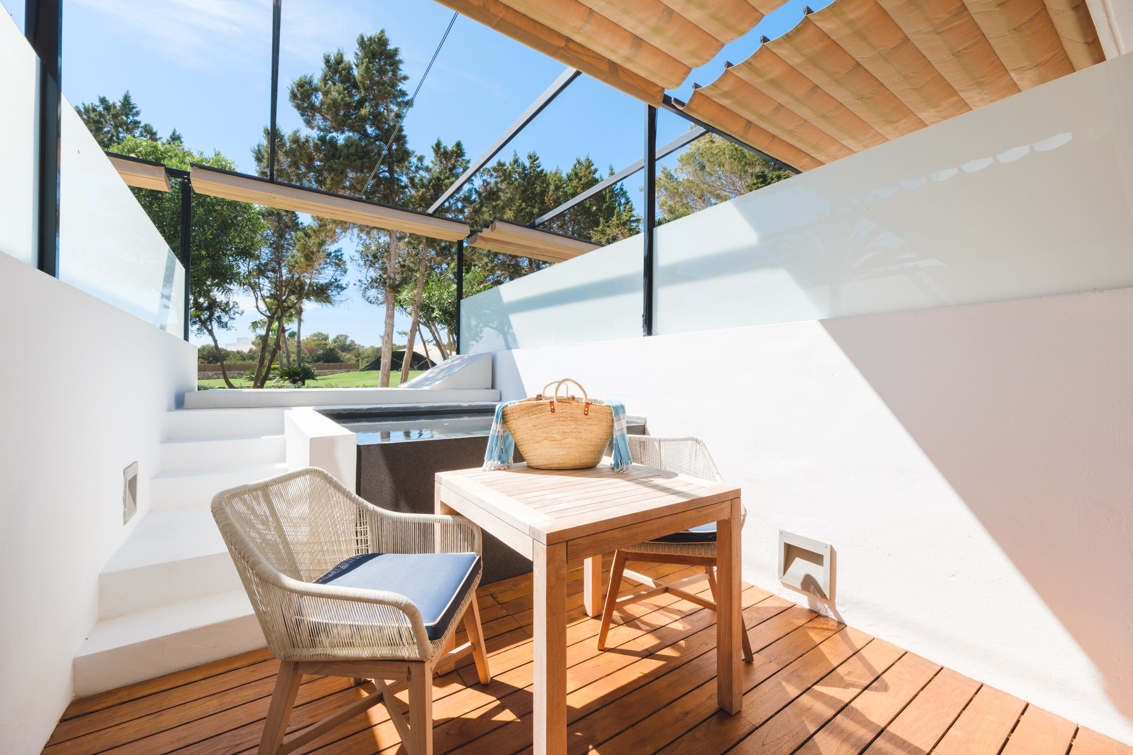 Deluxe-Doppelzimmer, eigener Pool, Gartenblick | Eigener Pool