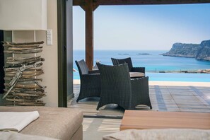 Villa (4 Bedrooms) | Balcony - Villa Artemis Lindos (Rhodes)