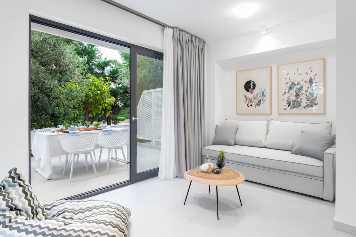 Estudio Premium | 1 habitación, sábanas de algodón egipcio y ropa de cama de alta calidad