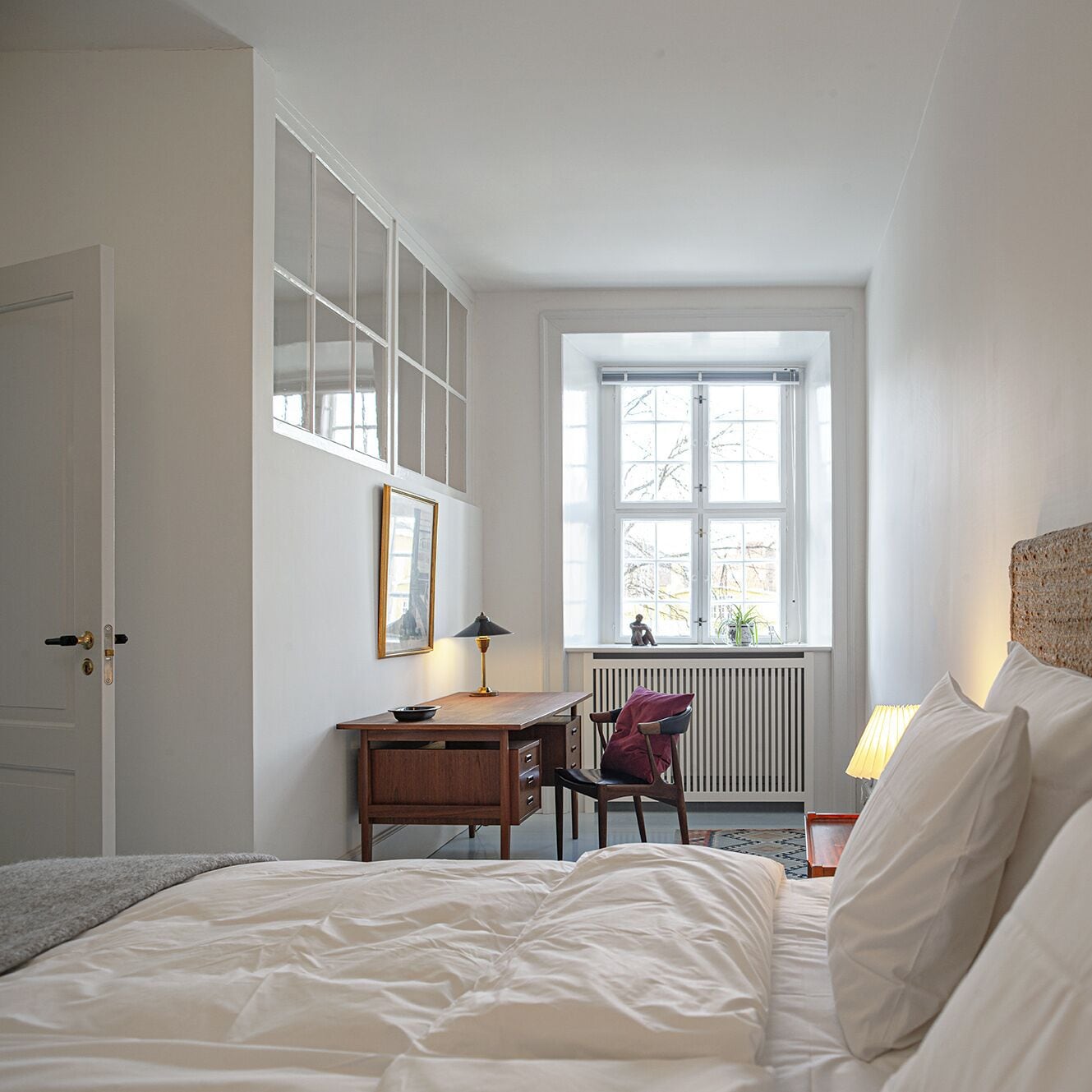 lejlighed 1 dobbeltseng med køkken | 1 bedroom, individually decorated, iron/ironing board, free wifi