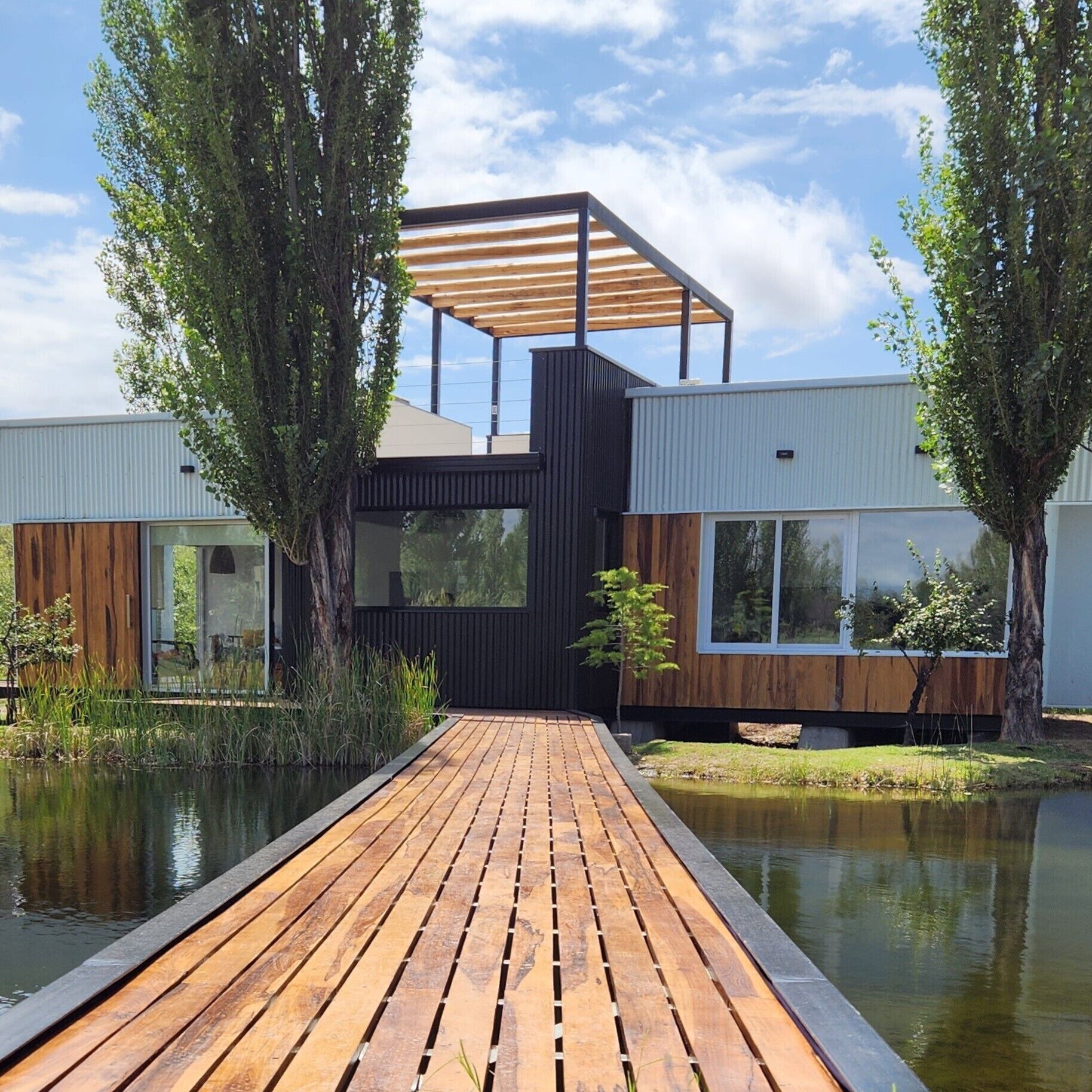 Majoituspaikan julkisivu