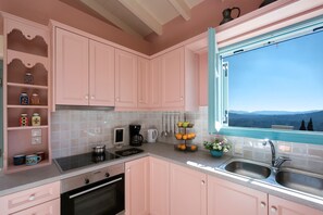 Apartment, 2 Bedrooms | Private kitchen | Fridge, oven, stovetop, dishwasher - Harmony House (Corfu)