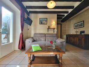TV, books, stereo - T2 + terrace - Meublé de tourisme 3*** - Côte Basque Mer et Montagne (Saint-Pée-Sur-Nivelle)